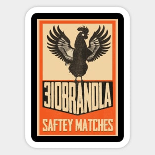 310BrandLA Safety Matches Sticker